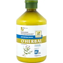 Эльфа O Herbal Бальзам-кондиционер для жирных волос 500 мл