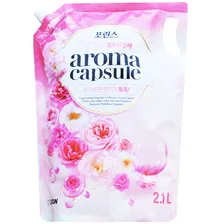 CJ Lion Aroma Capsule Кондиционер для белья с ароматом роз (рефил) 2.1л