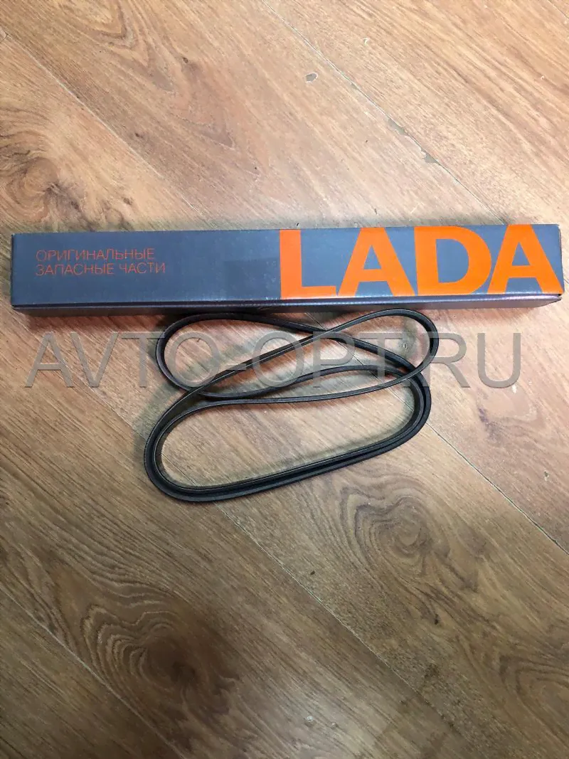 Ремень генератора LADA Largus 16/8кл. на авто с гидроусилитель и с кондиционер ОРИГИНАЛ-0