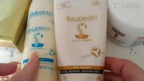Классный уход для волос, Salerm   и Montibello keratin force.