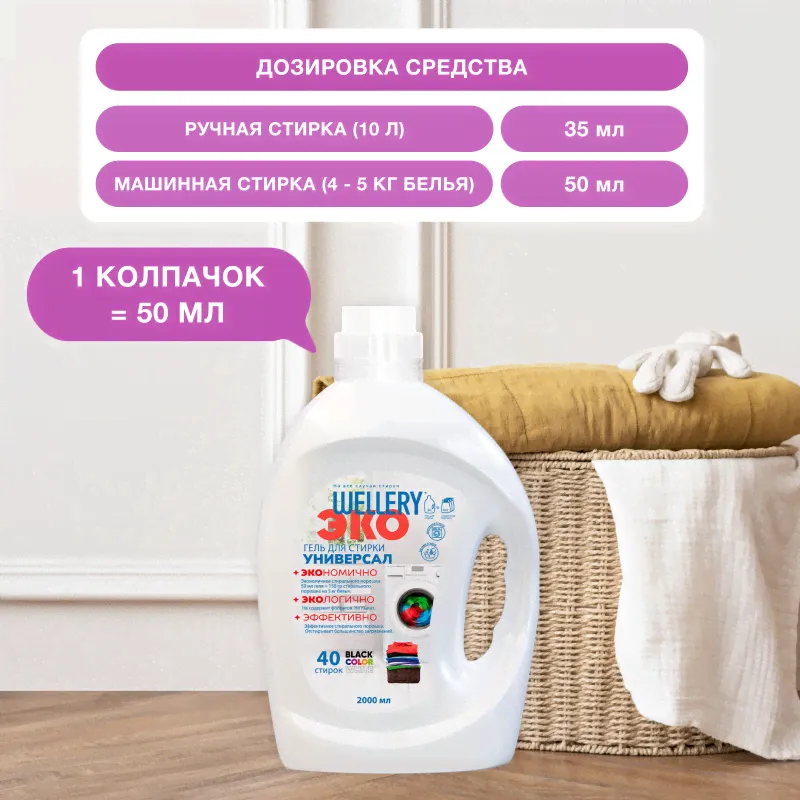 Кондиционер Wellery ЭКО для белья Волшебный дом, 2л-4
