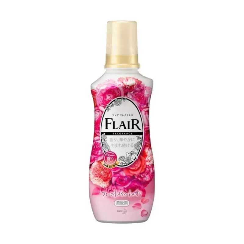 Кондиционер-смягчитель для белья KAO Flair Fragrance Floral Sweet, со сладким цветочно-фруктовым ароматом, 540 мл.