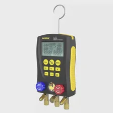 AUTOOL LM120 Автомобильный кондиционер с двойным датчиком охлаждения, Цифровой манометр для измерения давления в коллекторе, Вакуумный измеритель температуры, Тест