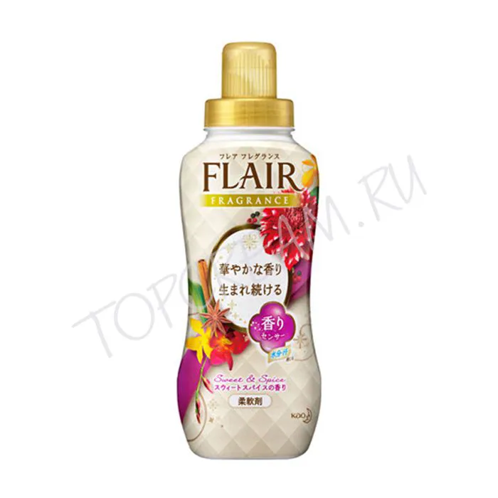 Японский кондиционер для белья с пряным ароматом KAO Flair Fragrance Sweet & Spice-0