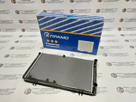 Радиатор охлаждения основной 1118 Калина ПРАМО алюминиевый паяный под кондиционер МКПП Panasonic