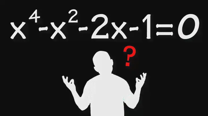 Solving a quartic equation by ABUSING the quadratic formula!