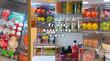 ✨Satisfying fridge organizing and restocking videos 🧊🍨| ASMR satisfying 🎙️| tiktok compilations |