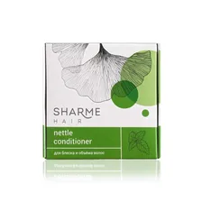 Натуральный твердый кондиционер Sharme Hair Nettle с экстрактом крапивы для блеска и объёма волос, 45 г от Гринвей