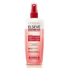 Экспресс-кондиционер для волос L'Oreal Elseve «Эксперт цвета», двойной эликсир, 200 мл